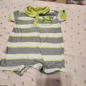 🌟$1 Bundled / Fisher-Price Handyman Romper - Size 6-9M - Tool-Time Fun for Your